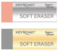 Ластик KEYROAD "Metallic" ассорти