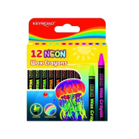 Мелки восковые 12цв. KEYROAD Neon Мелки восковые 12цв. KEYROAD Neon
