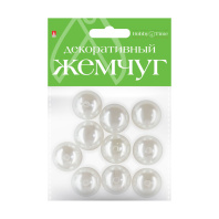 Бусины пласт. "HobbyTime. Жемчуг"  20мм