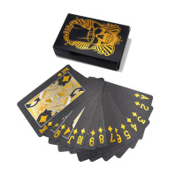 Карты игральные 54шт,  "Череп" пластик, 5,8*8,8см ассорти цветов