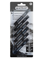Набор угля для рисования ACMELIAE soft, medium, hard, 6 шт/уп