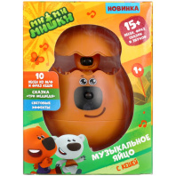 Музыкальная игрушка 25*11см "Ми-ми-мишки" 10 песен,фраз Кеши,сказка