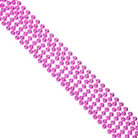 Бусы декоративные  2,7м, мелкие, 0,73см, фуксия