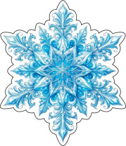 Украшение на скотче 10*10см "Снежинка"