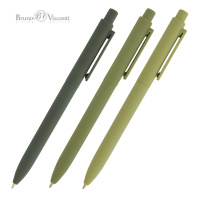 Ручка шар. BV автомат. "SoftClick. Verde" 0,7мм, синяя, 3 вида Ручка шар. BV автомат. "SoftClick. Verde" 0,7мм, синяя, 3 вида