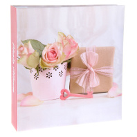 Фотоальбом магнитный 50л  23*28см кольца Fleur-de-lis