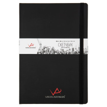 Скетчбук А4  80л., сшивка, 120гр/м2 "Черный" тв.обл.