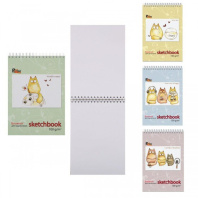 Скетчбук А5  60л., гребень, 100гр/м2 "Sketchbook"белизна 100%, жестк.подложка