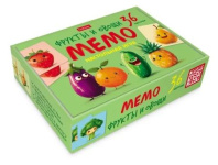 Игра Мемо "Фрукты и Овощи"  (36 карточек)