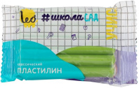 Пластилин классический  50 гр "Учись" салатовый