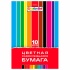 Цветная бумага А4 мелованная САМОКЛЕЯЩАЯСЯ, 10 листов 10 цветов, папка, HATBER "Creative", 194х280 мм, 10Бц4с_05934, N050880