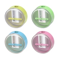 Точилка с контейнером ЮНЛАНДИЯ "ШАРИК ПАСТЕЛЬ", пастельные цвета ассорти, 272509 Точилка с контейнером ЮНЛАНДИЯ "ШАРИК ПАСТЕЛЬ", пастельные цвета ассорти, 272509