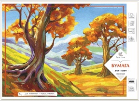 Бумага для гуаши  А4 20л. 180г/м2, фактурная "соты"