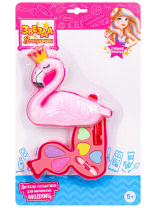 Детская косметика "Фламинго" помада, тени, аппликатор