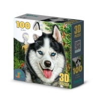 Пазл 3D  100 дет.  31*23см "Хаски"