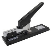 Степлер мощный SILWERHOF 23/6, 23/8, 23/10, 23/13 до 100л., чёрный, металл/пластик