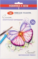 Карандаши цвет. акварельные 36цв  Сонет