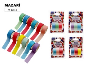 Скотч декоративный, 15мм*3 метр, 3шт. в блистере