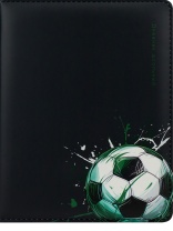 Дневник универсальн. обл. кожзам, тв.пер. "Мяч на черном"  48л.