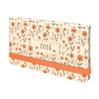 Еженедельник датированный 2026 с резинкой 171х93мм, BRAUBERG, твердый, УФ-ЛАК, 64л., "Паттерн", 117354