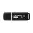 Флеш-диск 4GB CROMEX Standard USB 2.0, черный, 514156