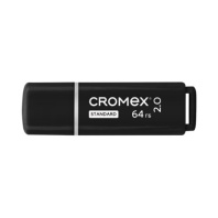 Флеш-диск 64GB CROMEX Standard USB 2.0, черный, 514160