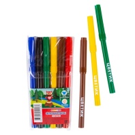 Фломастеры   6цв "ЗХК. Цветик"  вент.колпачок блистер