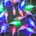 Гирлянда улич. электрическая 4м 20LED светодиодная "Кристалл" прозрач. шнур, 220В, мультицвет