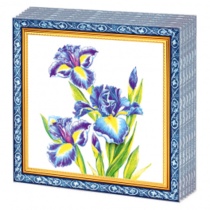 Салфетка "Ирис" 33*33см, 20 шт., 2-х слойная