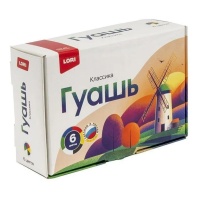 Гуашь  6цв 120мл "Классика"