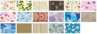 Бумага упаковочная 70*100см "Ассорти" повышенной плотности, 17 дизайнов Бумага упаковочная 70*100см "Ассорти" повышенной плотности, 17 дизайнов