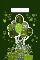 Пакет 30*20см (30мк) с вырубной ручкой "Юный патриот" ПВД