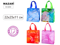 Пакет 22*23*11см "Мрамор" нетканый материал