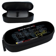 Пенал-косметичка с откид.планкой (210*85*50) молния, ткань "Deluxe"