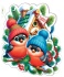 Мини-открытка  6*4см "С Новым годом!"