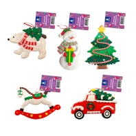 Украшение елочное (1шт) "Xmas Toys" 11,5х9см, полимерная глина, ассорти 5 дизайнов, ЗОЛОТАЯ СКАЗКА, 592412