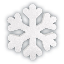 Пенопластовая заготовка Снежинка "Снежная зима" 15*2*15см
