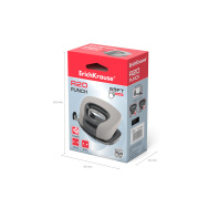 Дырокол ErichKrause R20 Classic, Soft touch, до 15 листов, черный (в коробке по 1 шт.)