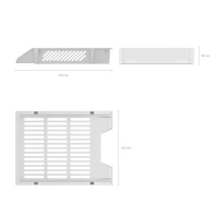 Лоток для бумаг пластиковый ErichKrause Classic, белый