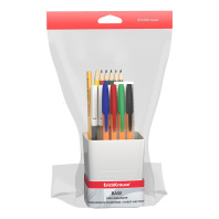 Набор школьный пластиковый ErichKrause Base, Candy, белый