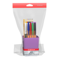 Набор школьный пластиковый ErichKrause Base, Candy, фиолетовый