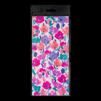 Набор ErichKrause Decor 4 листа упаковочной бумаги тишью Акварельные цветы 50х70см