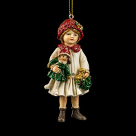 Украшение ErichKrause Decor Девочка с куклой 10см