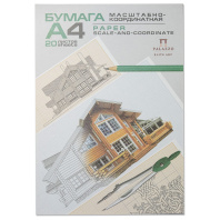 Миллиметровка, папка А4 20л, голубая сетка