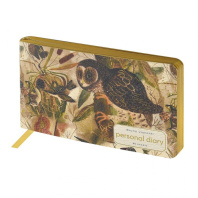 Еженедельник недат. А6  80л., мягк.пер., кож.зам. "Fauna. Птицы"**