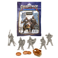 Набор солдатиков "Русичи" 5 фигурок, орудие, 5+