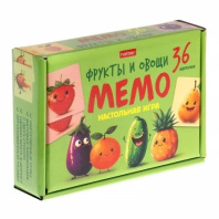 Игра Мемо "Фрукты и Овощи"  (36 карточек)