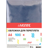 Обложка для переплета пластик deVENTE прозр., А4, 180 мкм, 100л