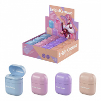 Точилка пласт. с контейнером  1 отв. Case,  Manga, ассорти