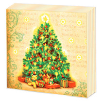 Салфетка "НГ Ёлка" 33*33см, 20 шт., 2-х слойная